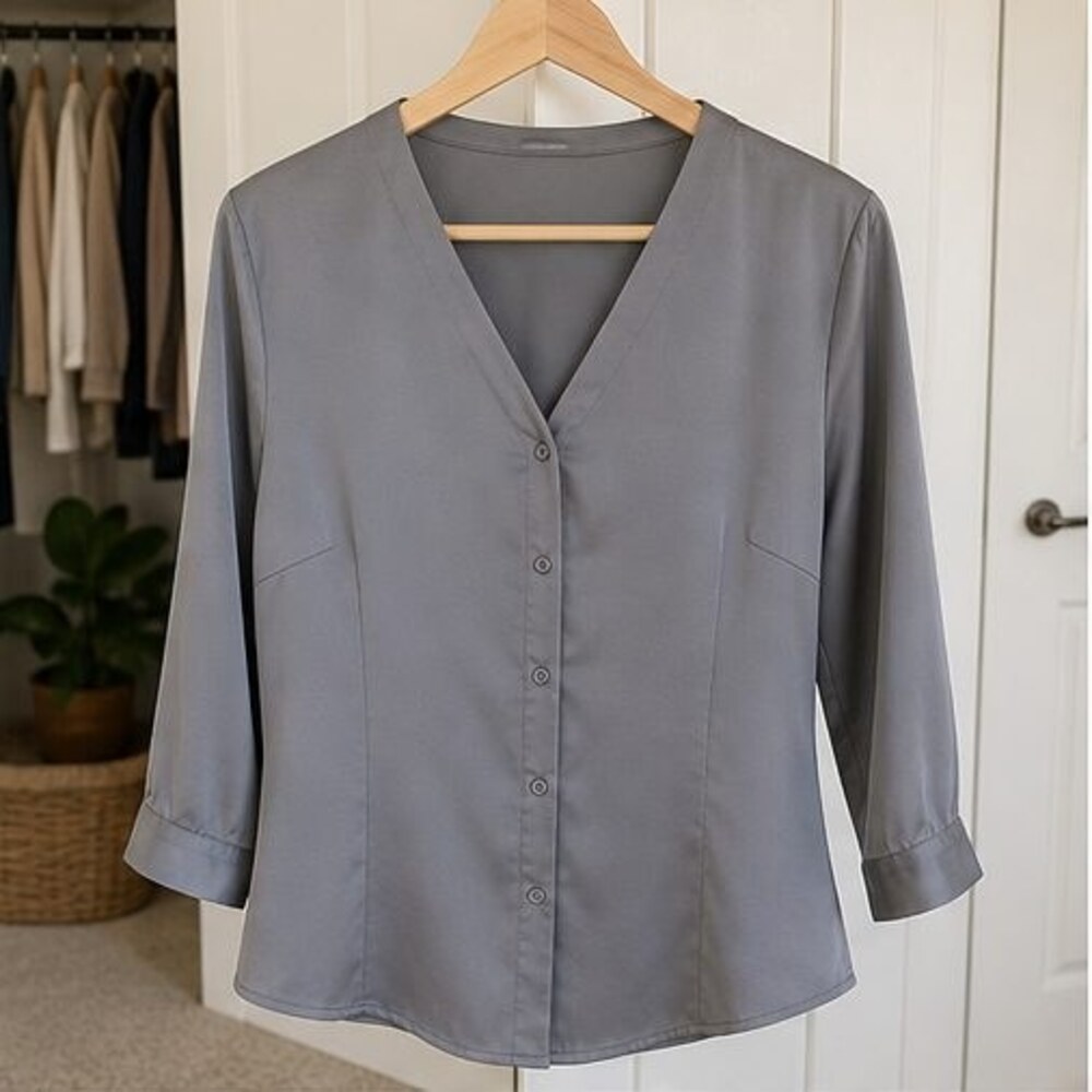 Gray Cami Blouse